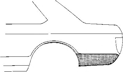 VAN WEZEL 375533 -  Боковина